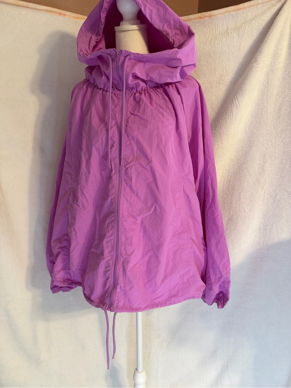 Avia Girls Lavender Hooded Windbreaker Jacket